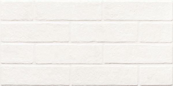 Плитка ZEUS CERAMICA BRICKSTONE TOTAL WHITE 60,4×30,4 ZNXBS0B