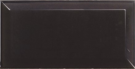 Настінна плитка Equipe Metro Black Matte 7,5×15 14263