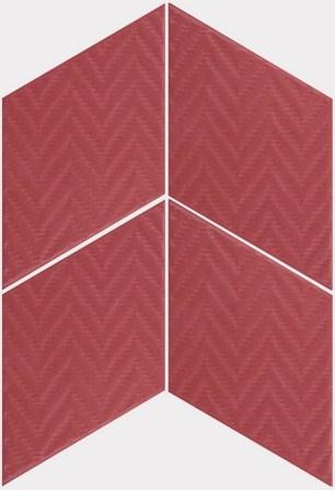 Керамогрнит Equipe Rhombus Red 14×24