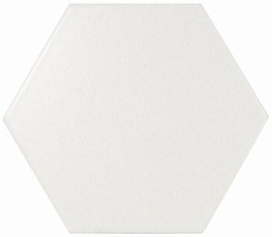 Настінна плитка Equipe Scale Hexagon White 10,7×12,4 21911