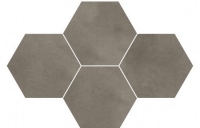 Плитка для підлоги Stargres Town Grey Heksagony Mosaika 28,3×40,8