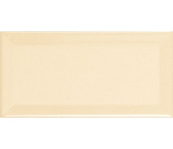 Плитка Ape Metro Biselado crema brillo 10×20