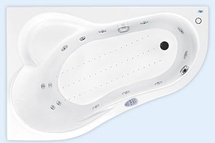 Гідромасажна ванна Pool Spa LEDA (ліва) 160×100 Smart 2+ (PHAH410ST2C1960)