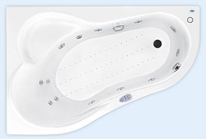 Гідромасажна ванна Pool Spa LEDA (права) 160×100 Smart 2+ (PHAH510ST2C1960)